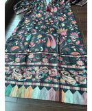 Black Kaani Shawl Print (Unstitched)