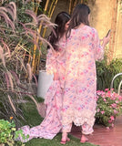 Blush Lace (Long) (Unstitched)