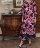 Dusky Night with Pink Blooms