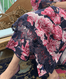 Dusky Night with Pink Blooms